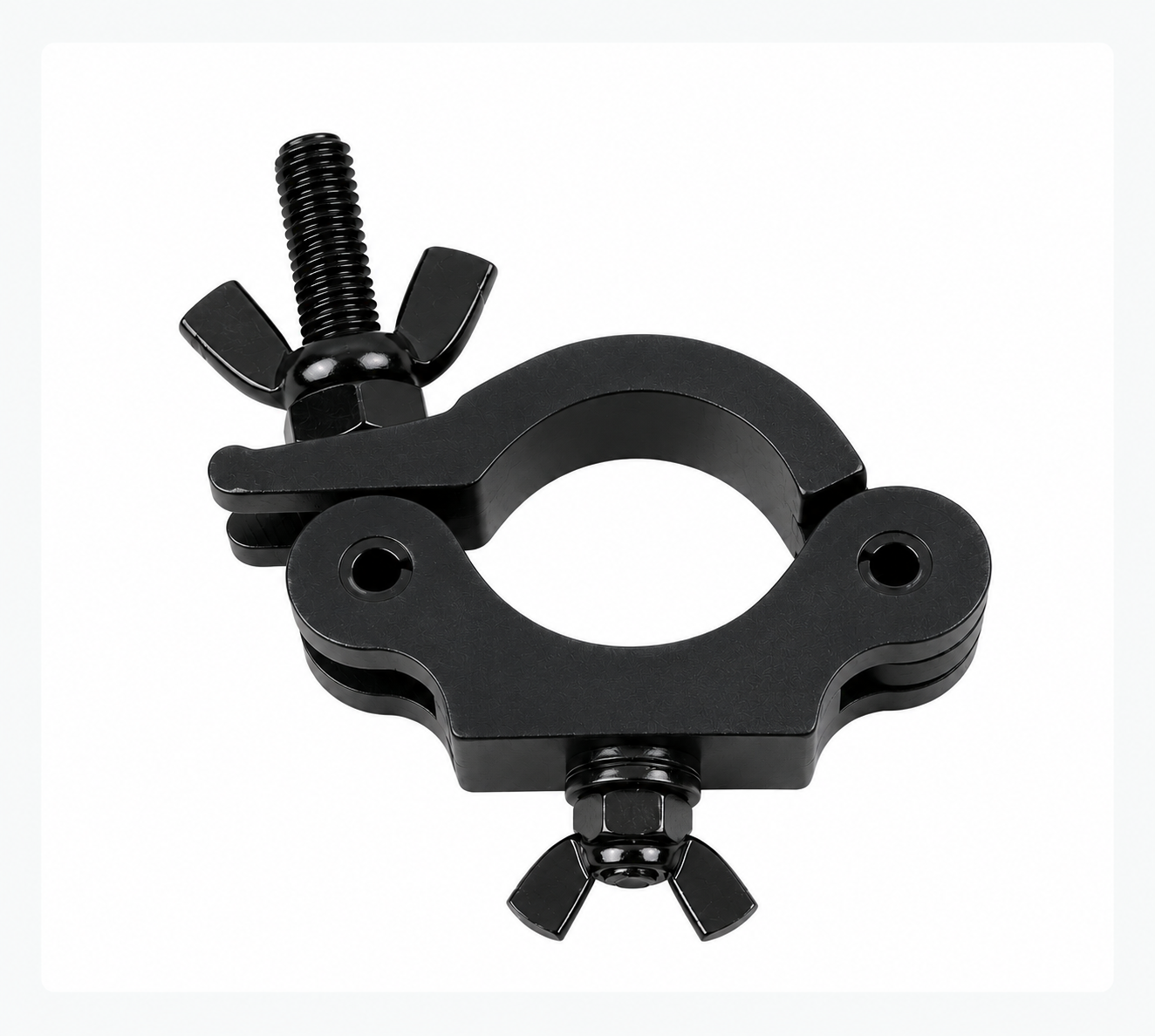 Heavy-duty aluminum half coupler for truss tubing
