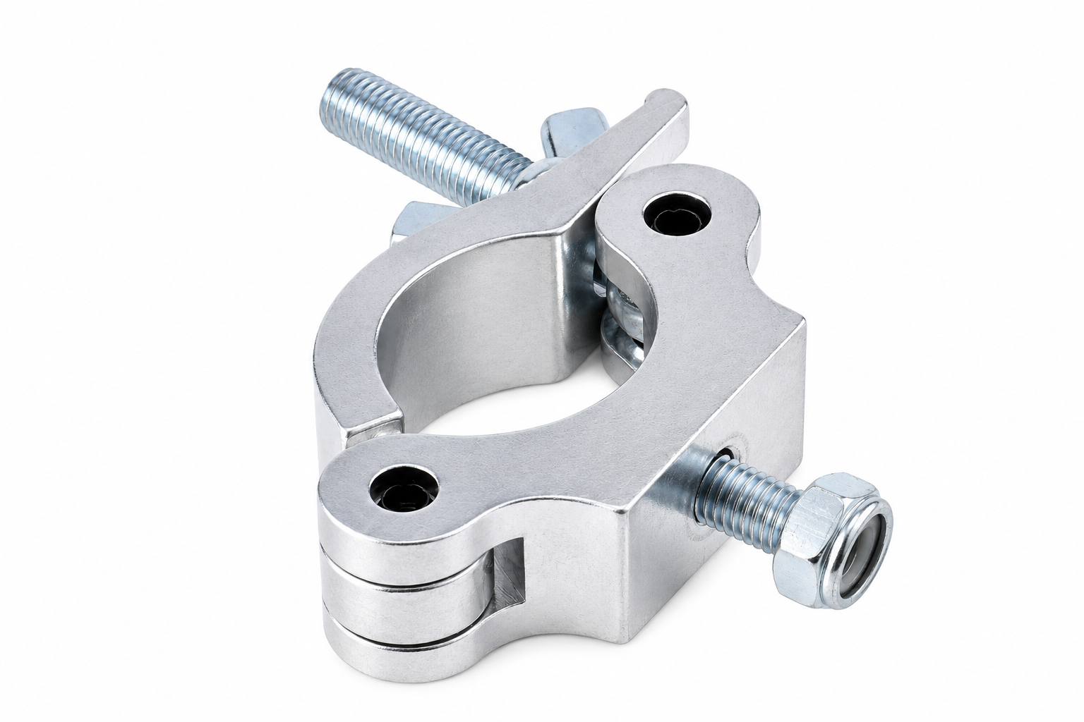 Heavy-duty silver truss clamp