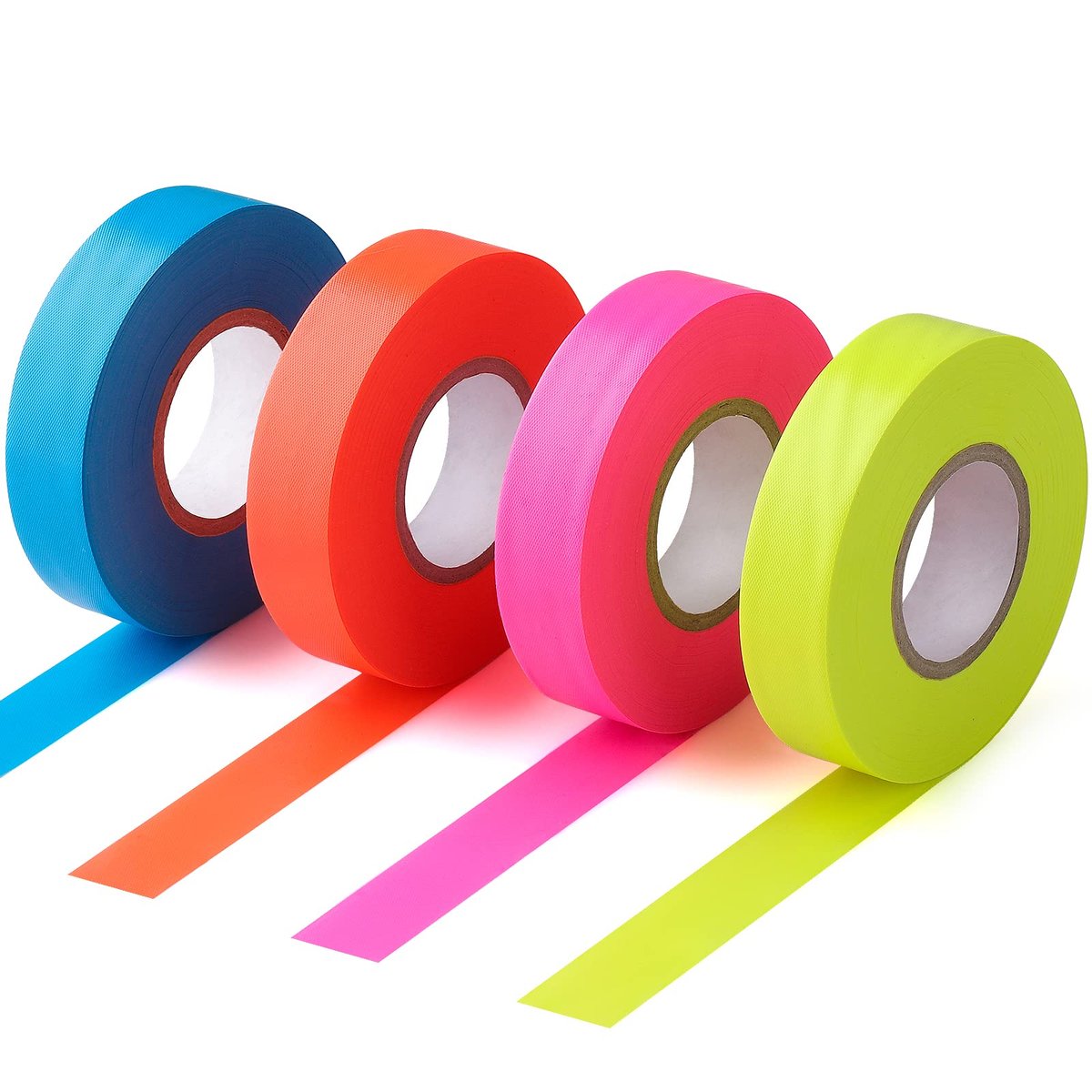 Fluorescent event marking tape for stage and production use